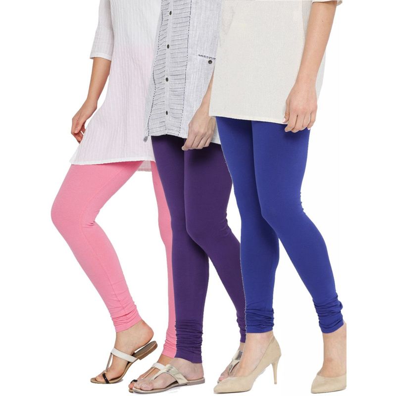Buy Gracit Purple Regular Fit Leggings for Women¿s Online @ Tata CLiQ