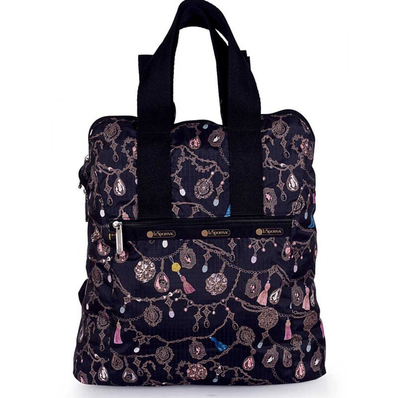 Buy LeSportsac EVERYDAY Black Color Soft Medium Size Backpack 8240