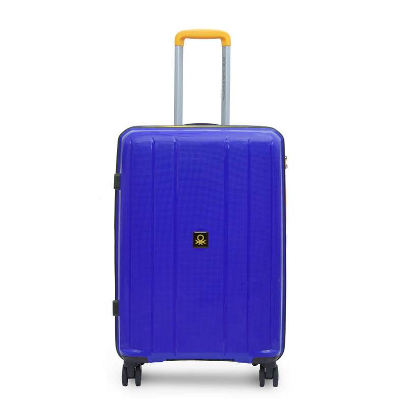 United Colors of Benetton Wayfarer Unisex Hard Luggage Bag - Blue- 67Cm (M)