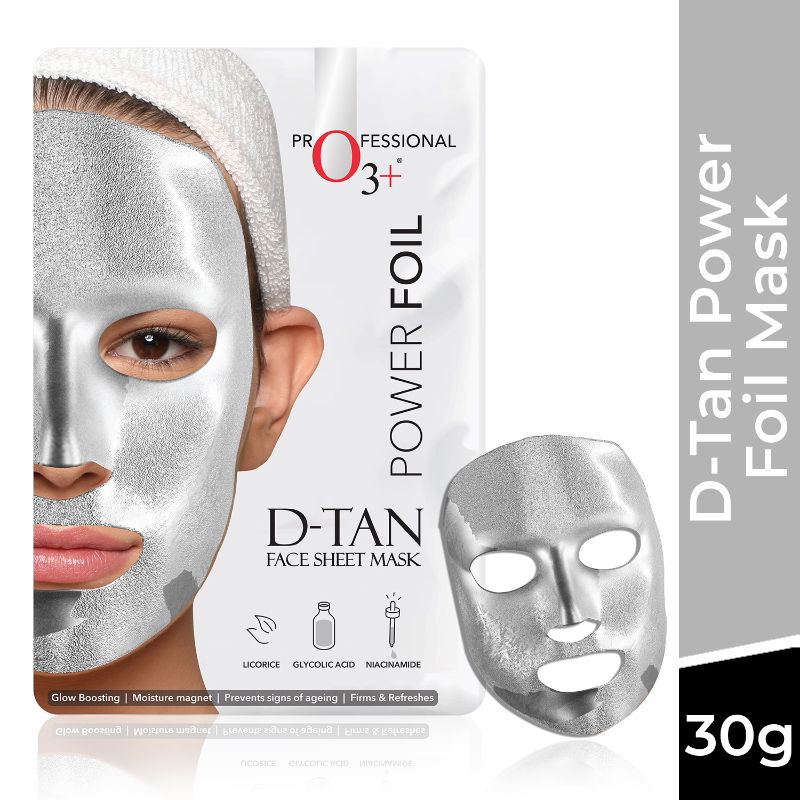 Buy O3+ Power Foil DTan Face Sheet Mask Online