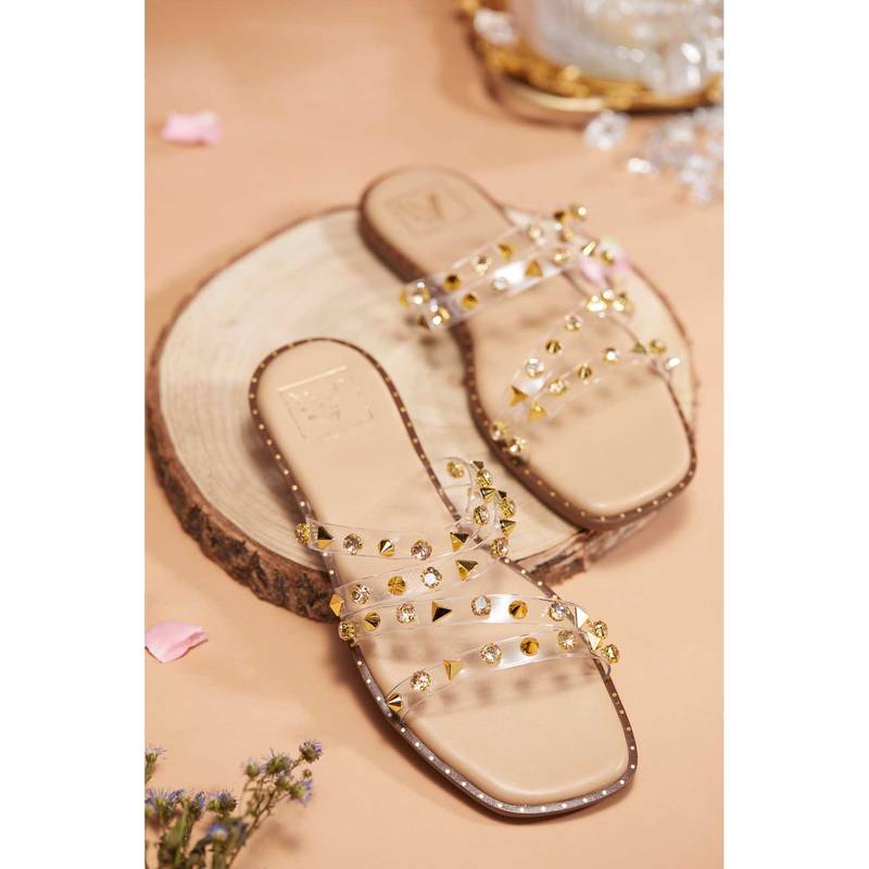 House of Vian Beige Roxy Flats (EURO 36)
