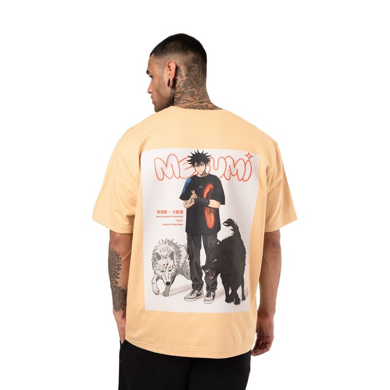 RHINO CULT Beige Megumi's Shinigami Oversize T-Shirt (XS)