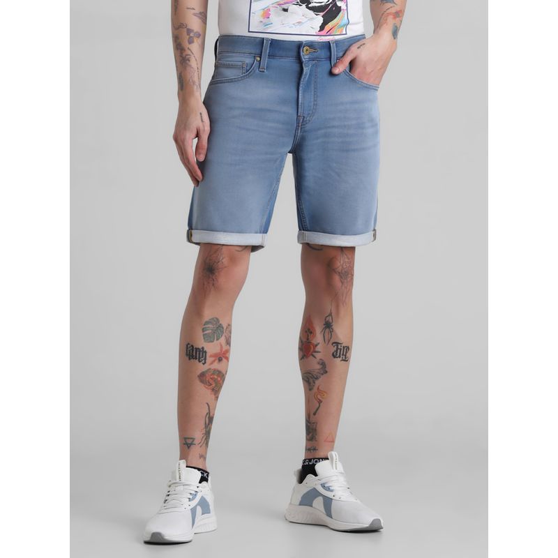 Jack & Jones Blue Regular Fit Stretch Shorts (L)