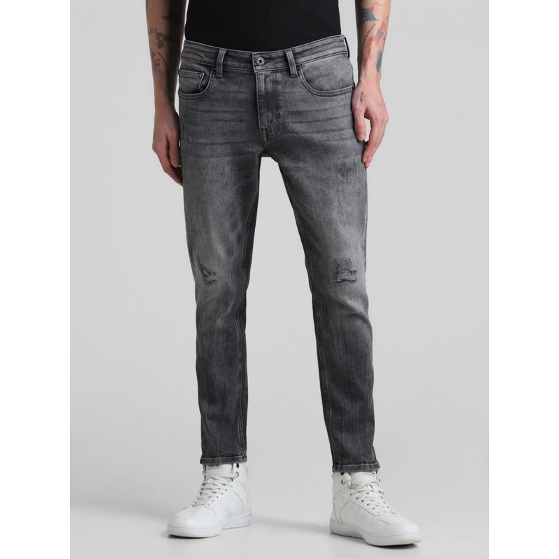 Jack & Jones Grey Slim Fit Stretch Jeans (32/29)