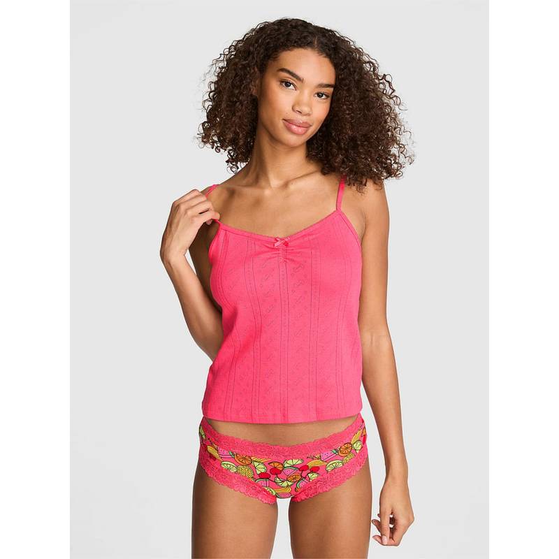 Victoria's Secret Pink Pointelle Sweetheart Cami Top (XS)