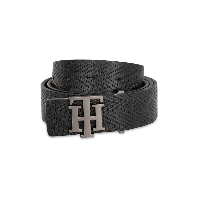 Tommy Hilfiger Mecosta Men Non Reversible Leather Belt - Black (XL)