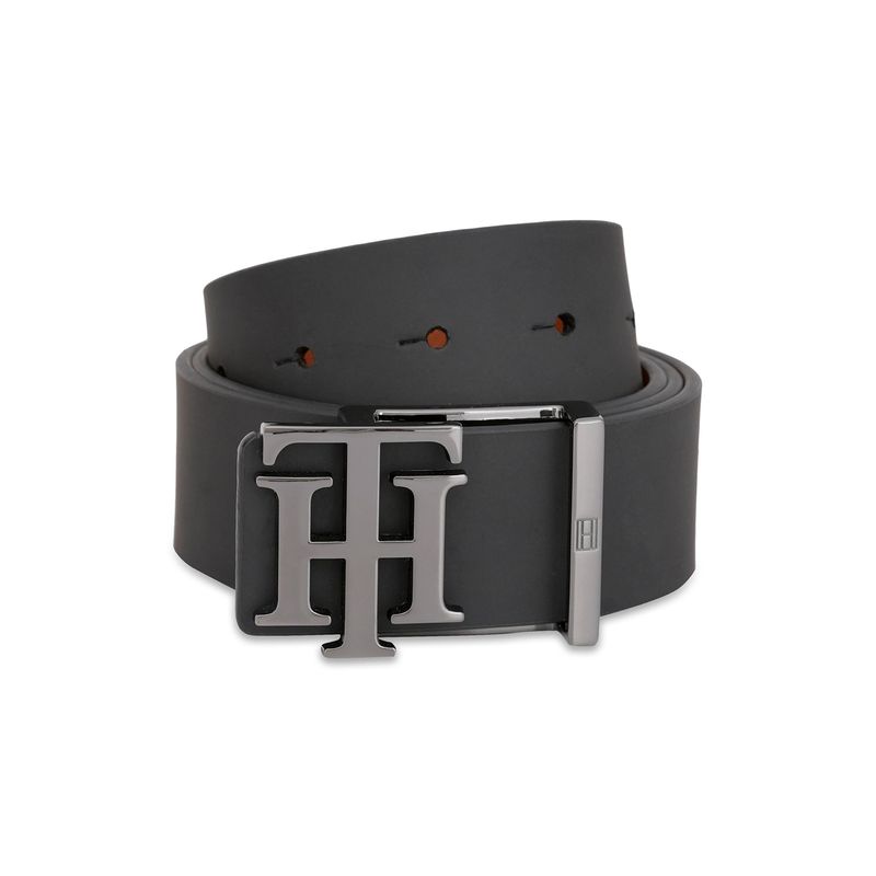 Tommy Hilfiger Simsbury Men Reversible Leather Belt - Black & Tan (L)