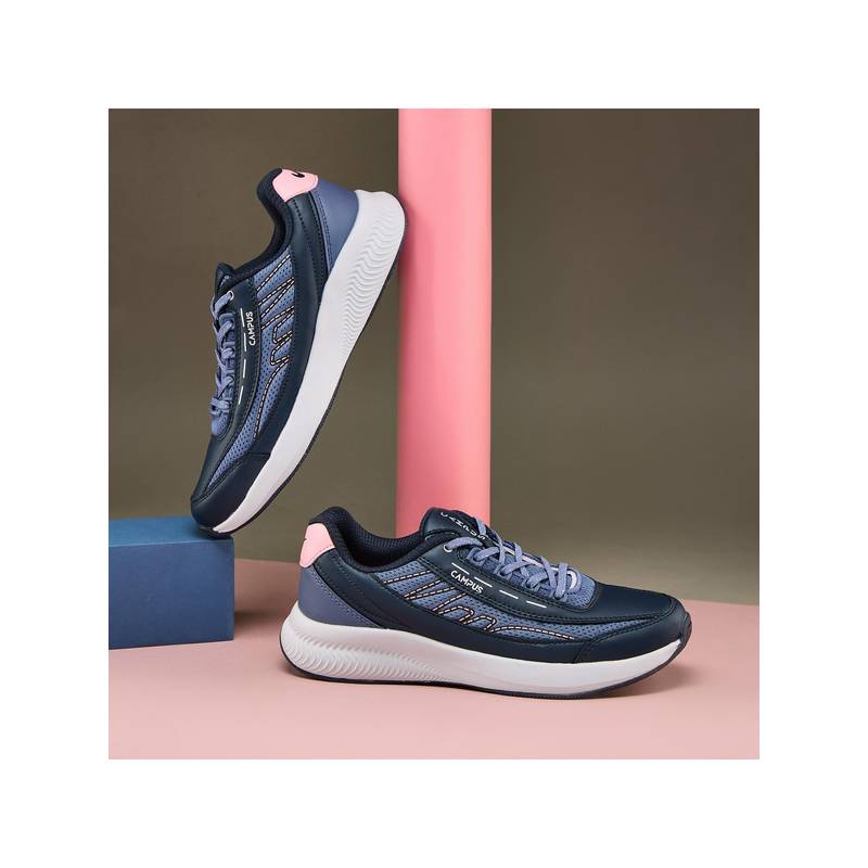 Campus Flair Women Navy Blue Running Shoes (UK 4)