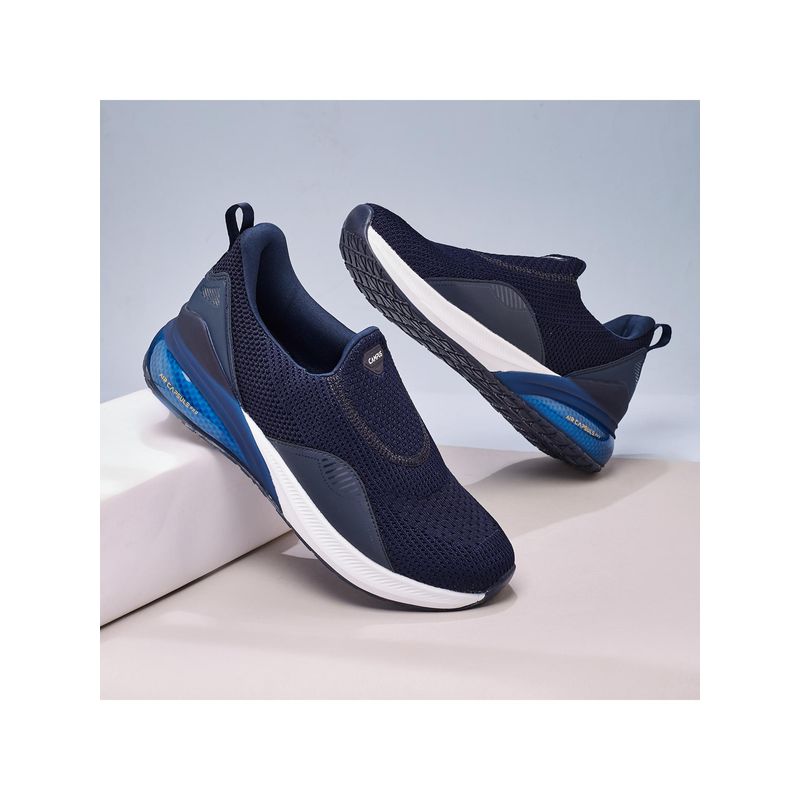 Campus CROWD Men Navy Blue Walking Shoes (UK 8)