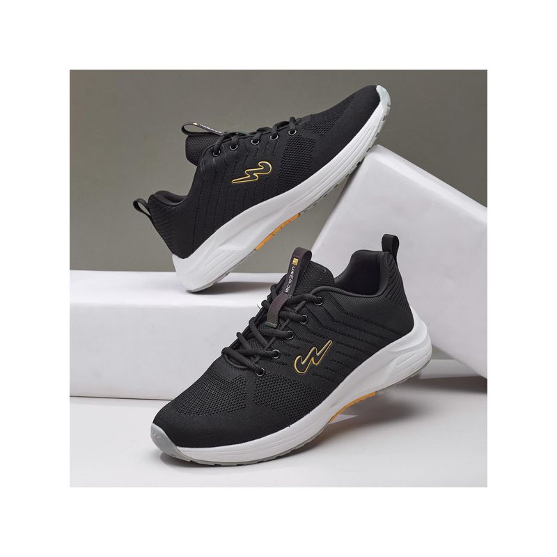 Campus Helix Pro Men Black Running Shoes (UK 10)