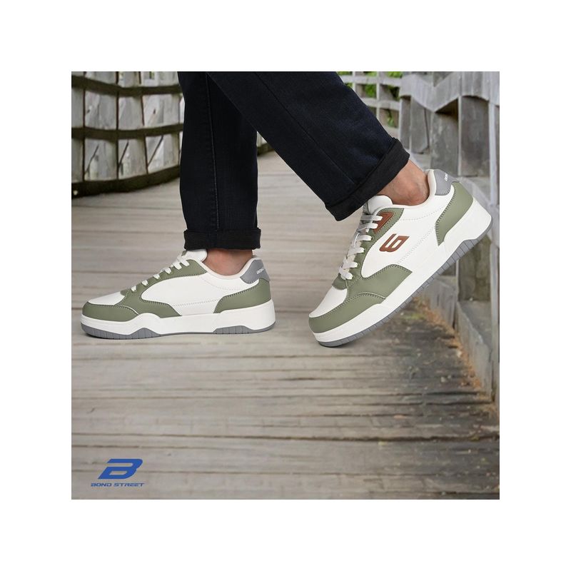 Bond Street Men Green Casual Sneakers (UK 6)