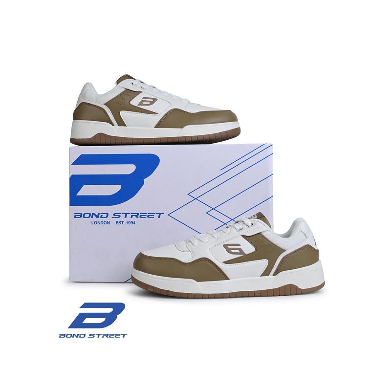 Bond Street Men Beige Casual Sneakers (UK 6)