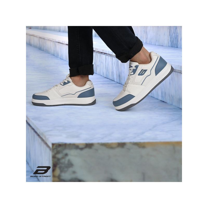 Bond Street Men Navy Blue Pu Casual Sneakers (UK 6)