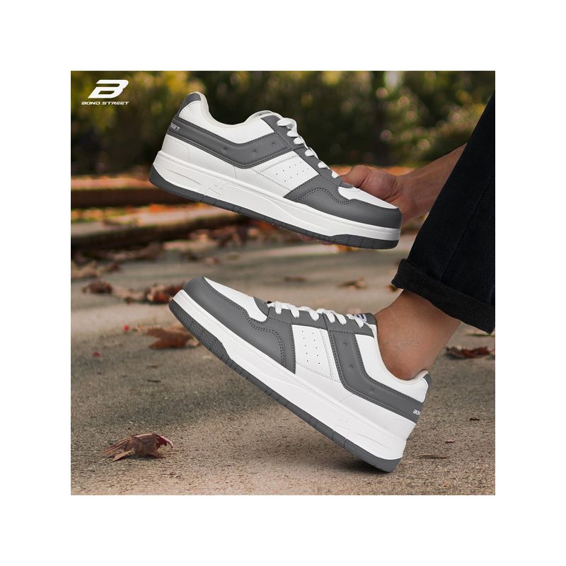 Bond Street Men Grey Casual Sneakers (UK 6)