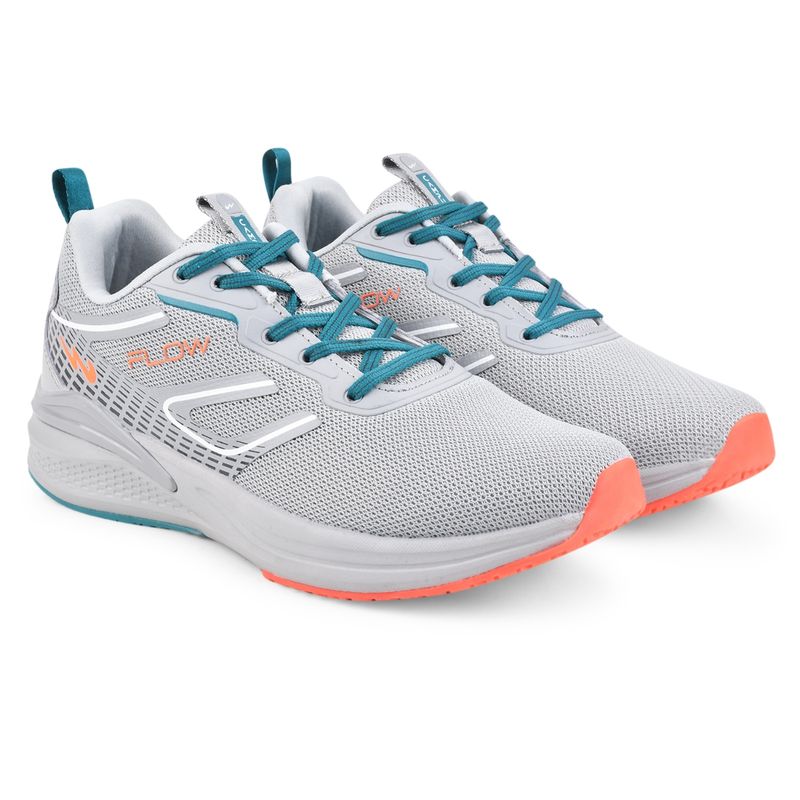 Campus Flow Pro Grey Men Running Shoes (UK 6)