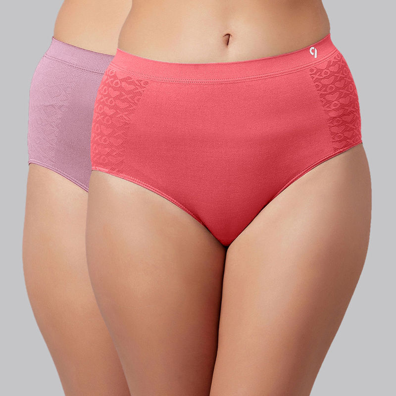 C9 Airwear Seamless High Rise Hipster Brief for Women (Pack of 2) (L)