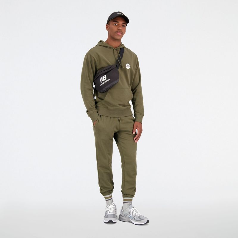 Buy New Balance Mens Dark Moss Hoodie Online