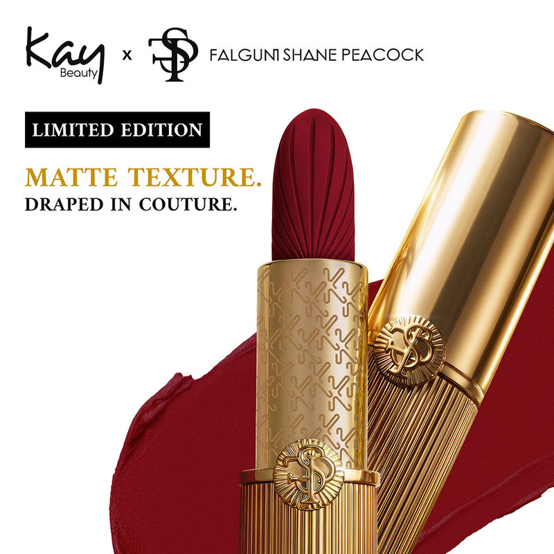 Kay Beauty Luxe Matte Lipstick - Ruby Banarasi