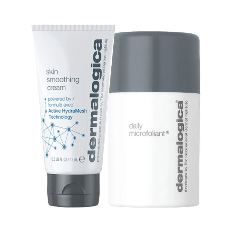 Dermalogica Daily Microfoliant Mini & Skin Smoothing Cream Face Moisturiser Mini Combo Buy