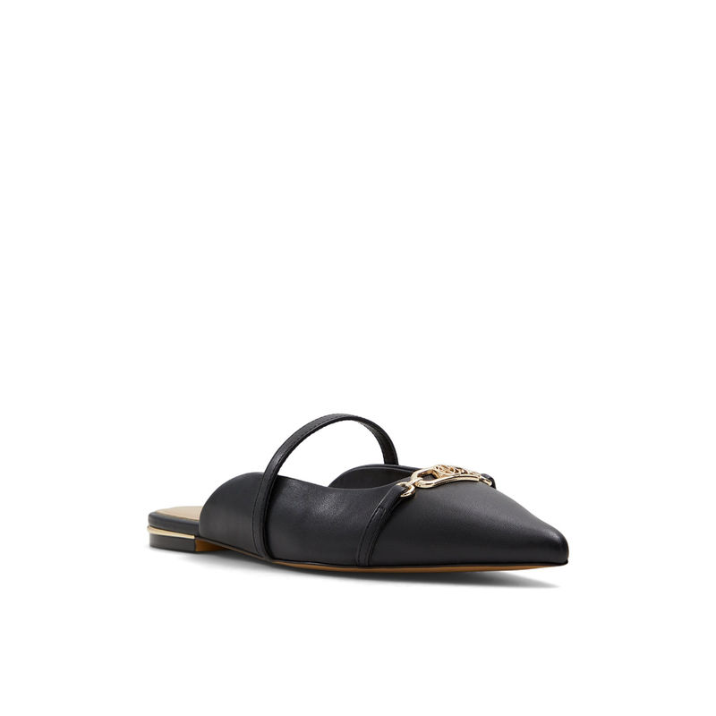Aldo Women Black Flat Mules (UK 2)