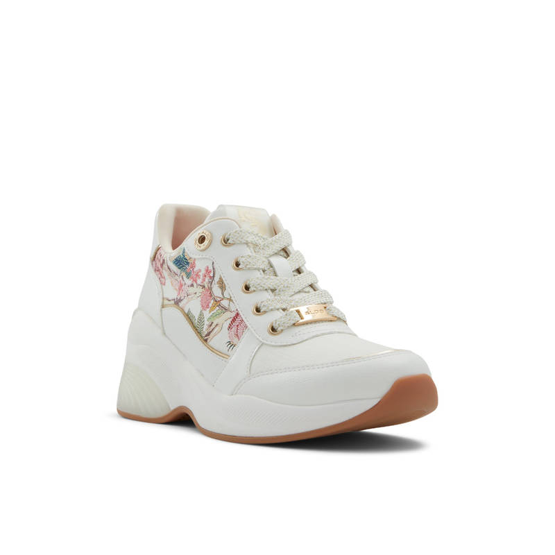 Aldo Women Assorted Off White Sneakers (UK 2)