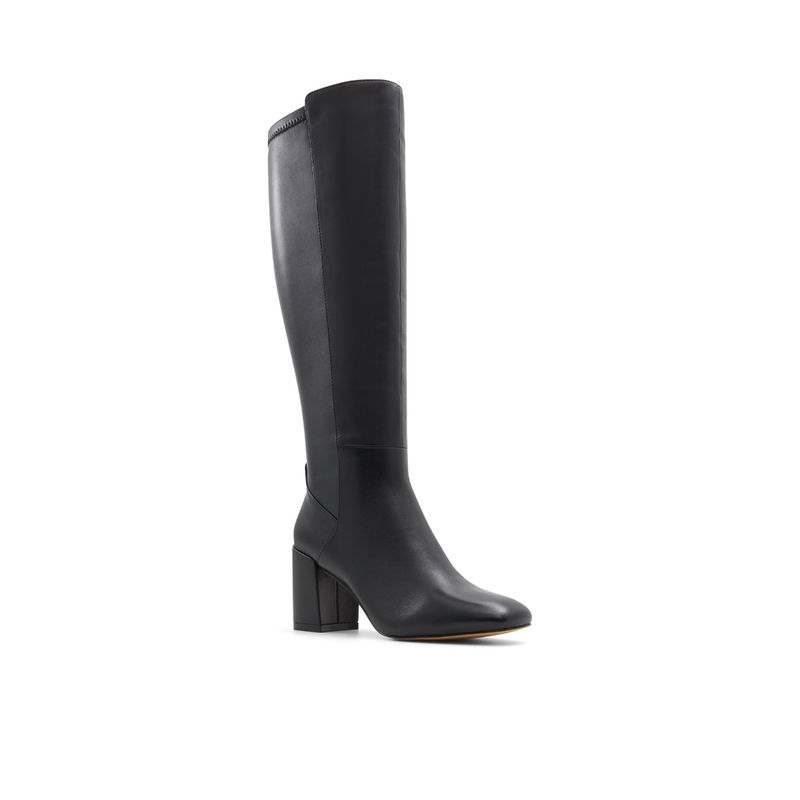 Aldo Women Black High Ankle Casual Boots (UK 8)