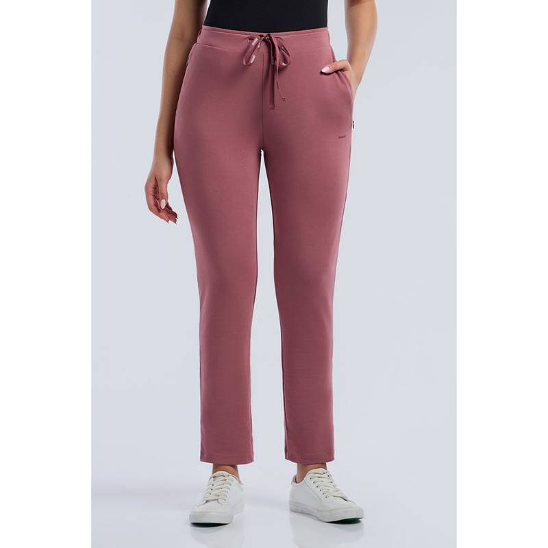 Amante Women Deco Rose Essential Relaxed Full Length Pants (S)
