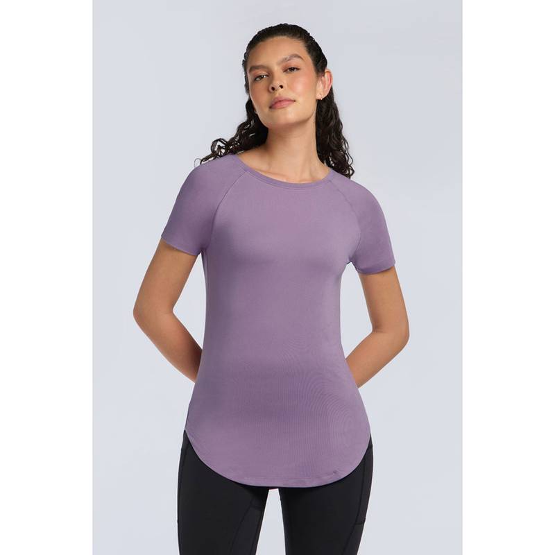 Amante Women Orchid Mist Easy Curve T-Shirt (S)