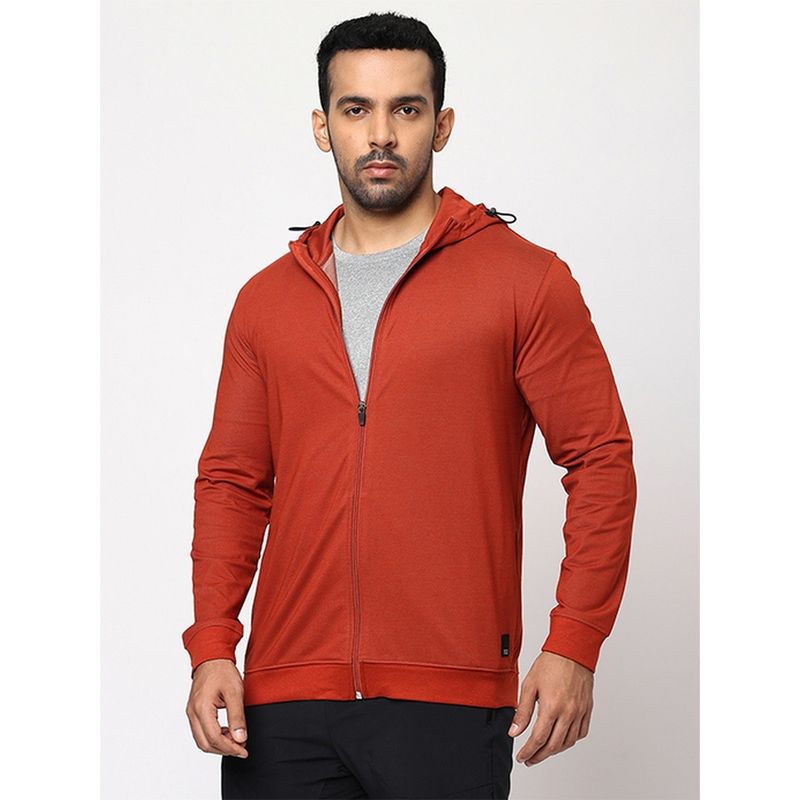 Tego Adapt Tech Solid Hoodie Burnt Brick (S)