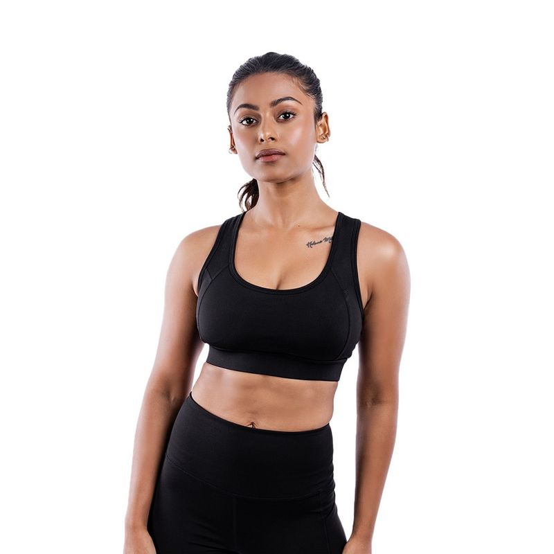 Tego Women Instinct Sports Bra Black (L)