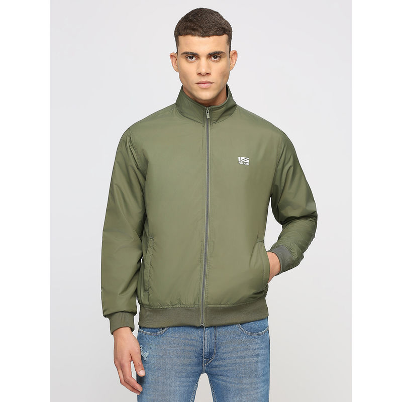 Pepe Jeans Gimbo Light Weight Jacket Olive Green (M)