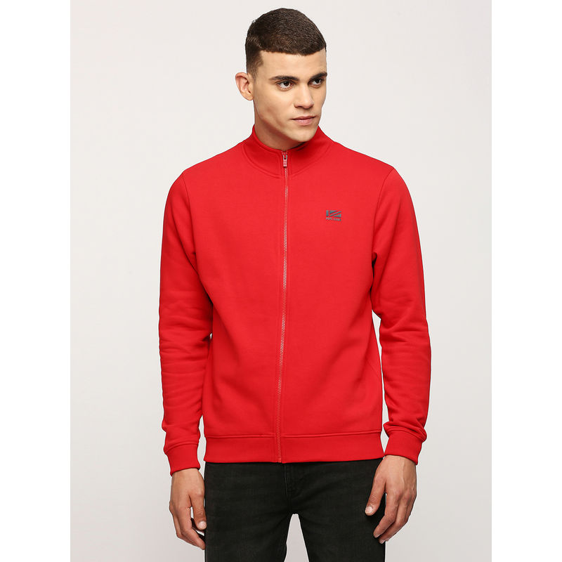Pepe Jeans Korbin Zip-Thru Sweatshirt Red (XL)
