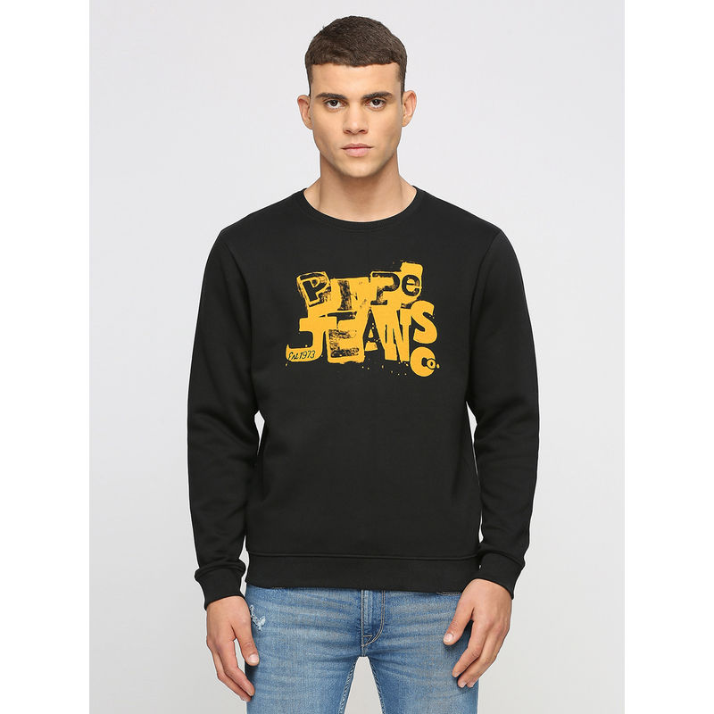 Pepe Jeans Karl Brand Carrier Sweatshirt Black (S)