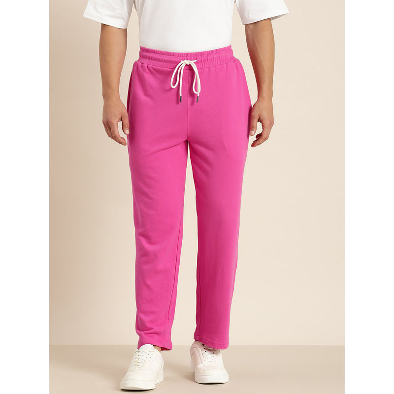 DILLINGER Fuchsia Solid Trackpants (S)