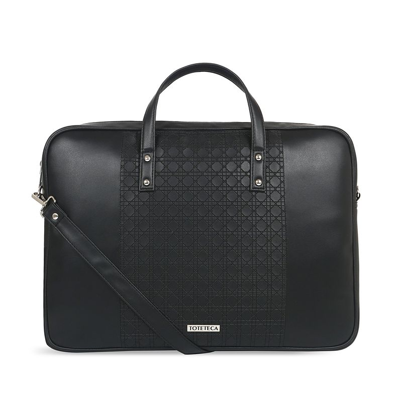 Toteteca Black Functional Laptop Bag Buy Toteteca Black Functional