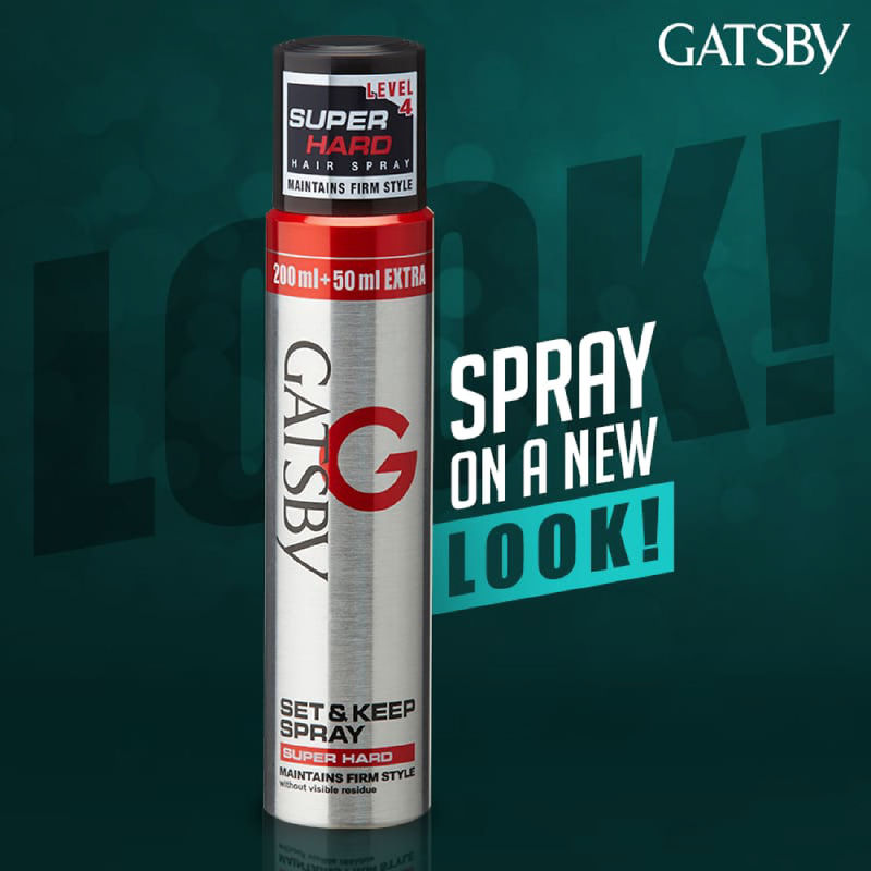 Gatsby Japan's No. 1 Set & Keep Hair Spray - Super Hard