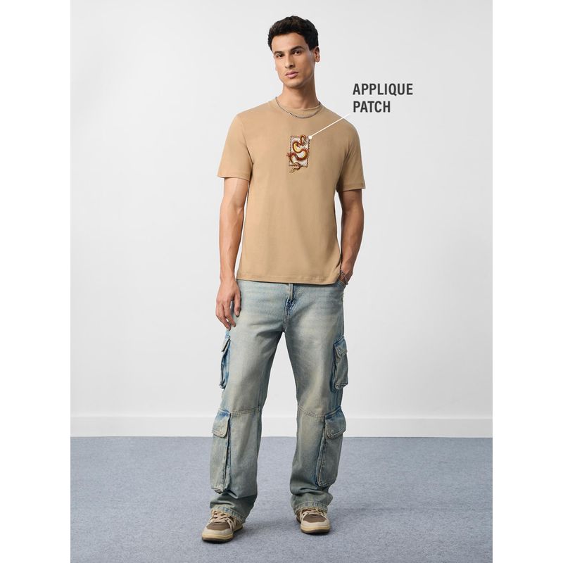 The Souled Store Peace Originals Relaxed T-Shirt (XS)