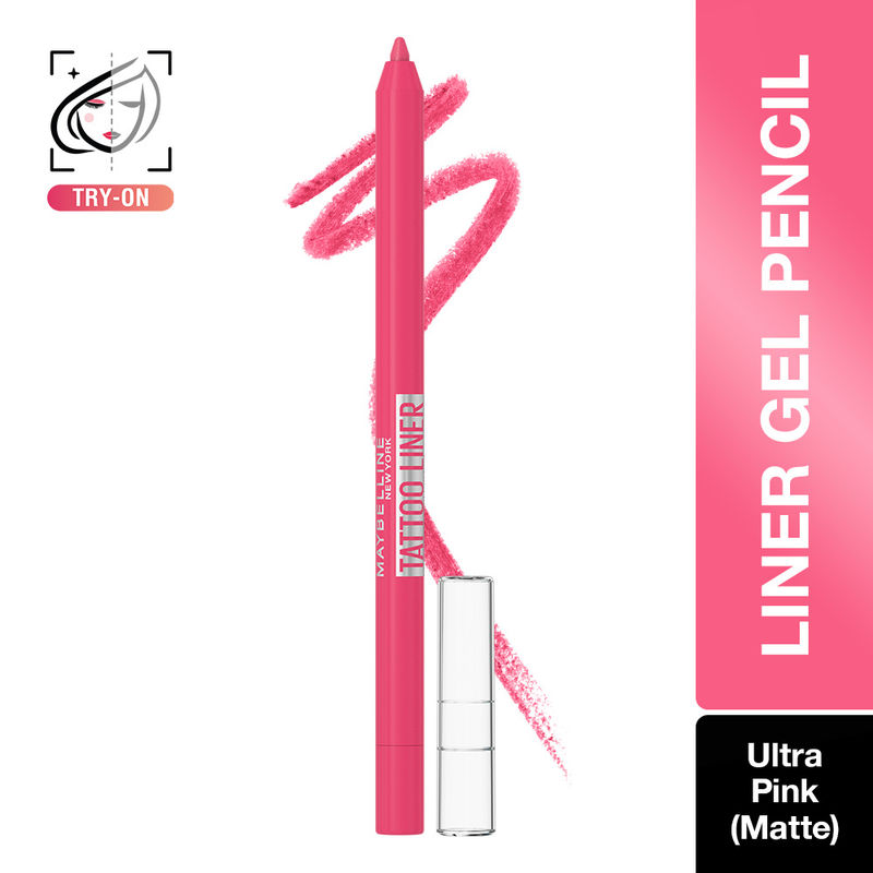Maybelline New York Waterproof Tattoo Eyeliner Gel Pencil - Ultra Pink