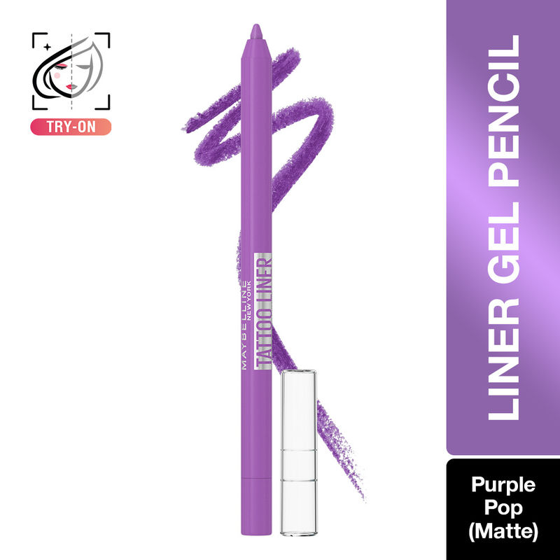 Maybelline New York Waterproof Tattoo Eyeliner Gel Pencil - Purple Pop
