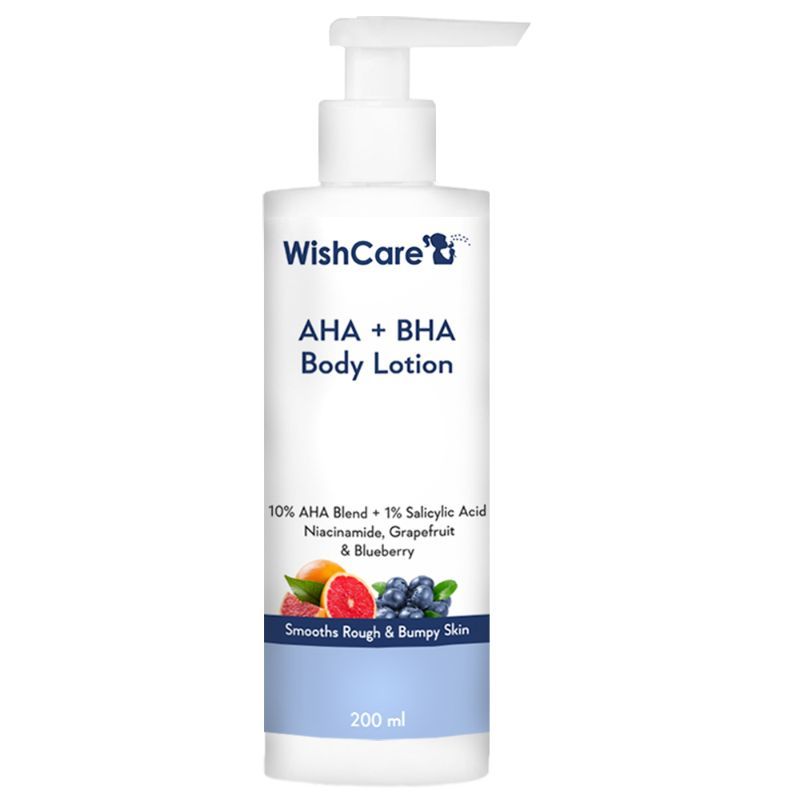 Wishcare 10 AHA + 1 BHA Body Lotion Glycolic & Lactic Acid Body Lotion With Niacinamide Buy