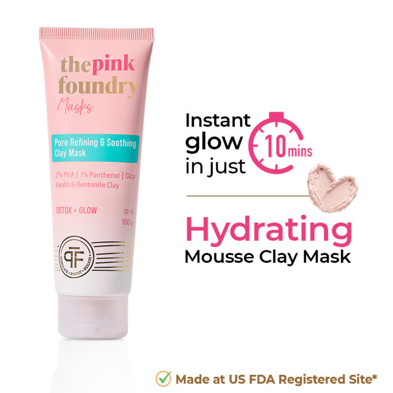 Buy The Pink Foundry Pore Refining & Soothing Clay Mask Online