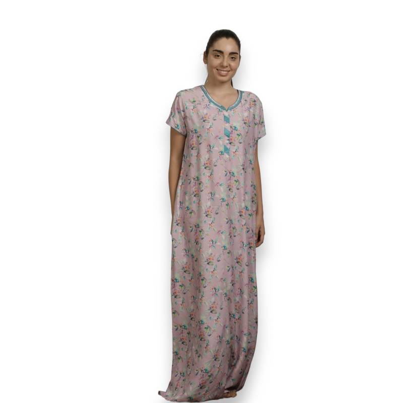 VIEVIANA Women Nighty Purple (2XL)