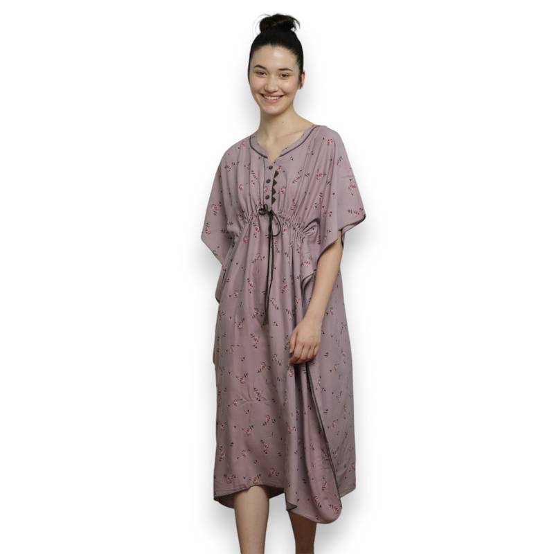 VIEVIANA Women Nighty Purple (XL)