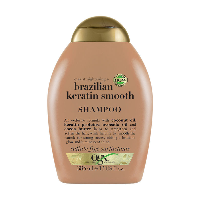 OGX Ever Straightening Brazilian Keratin Smooth Shampoo Reviews Online Nykaa