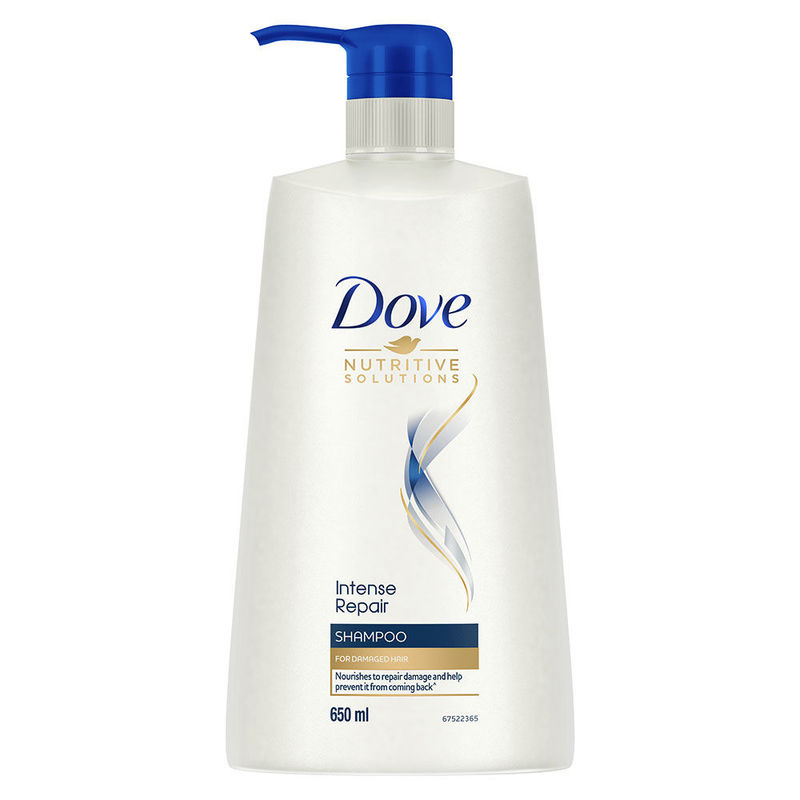 Dove Intense Repair Shampoowith Fiber Actives to Smoothen and Strengthen Dry & Frizzy Hair