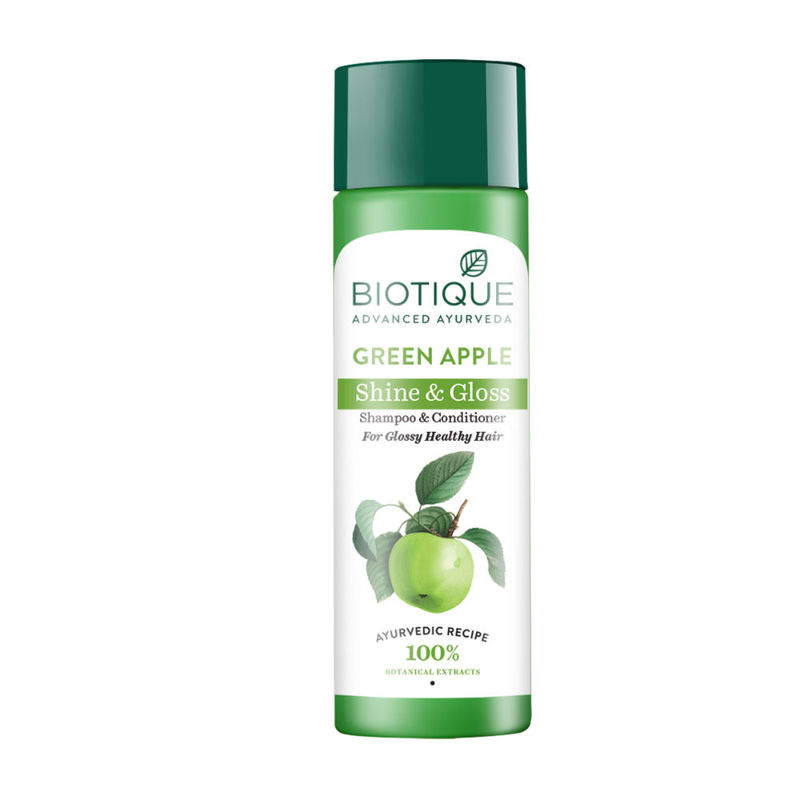 Biotique Bio Green Apple Shine & Gloss Fresh Daily Purifying Shampoo & Conditioner