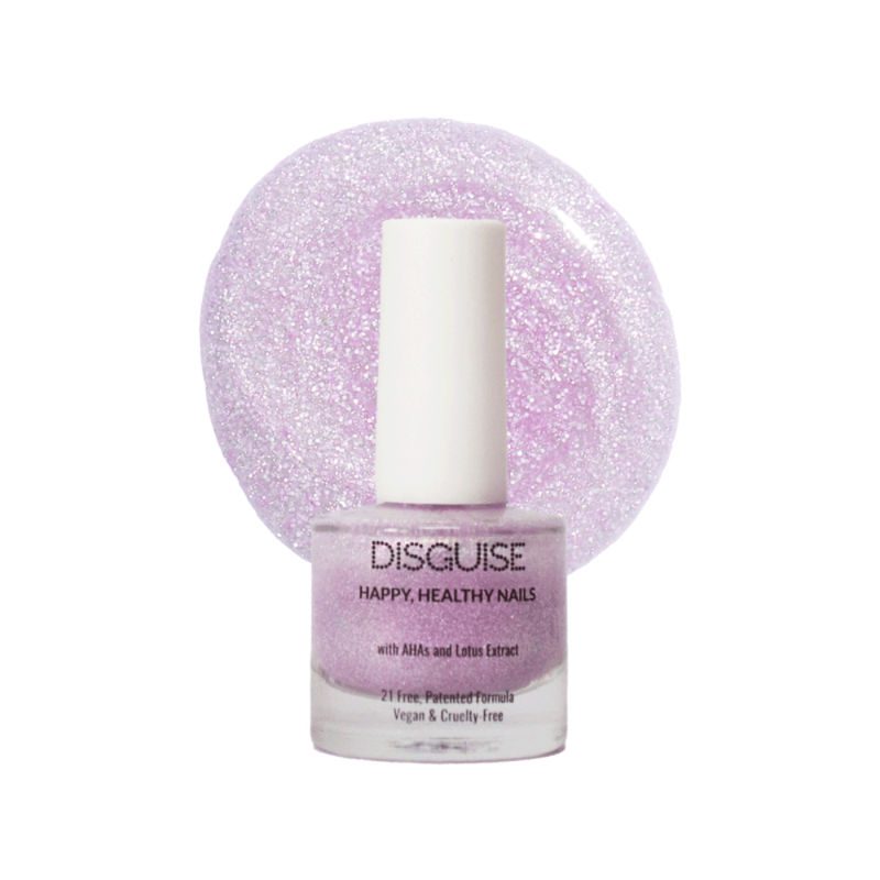 Disguise Cosmetics Happy Healthy Nail Polish with Ahas and Lotus Extract - Frosty Violet 131
