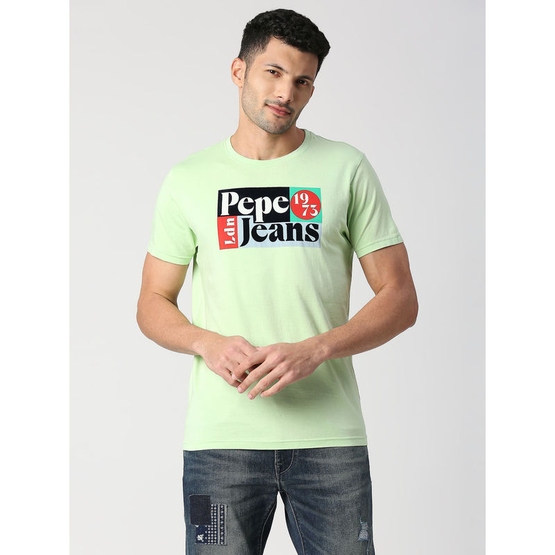 Pepe Jeans Royce Graphic Printed T-Shirt (2XL)