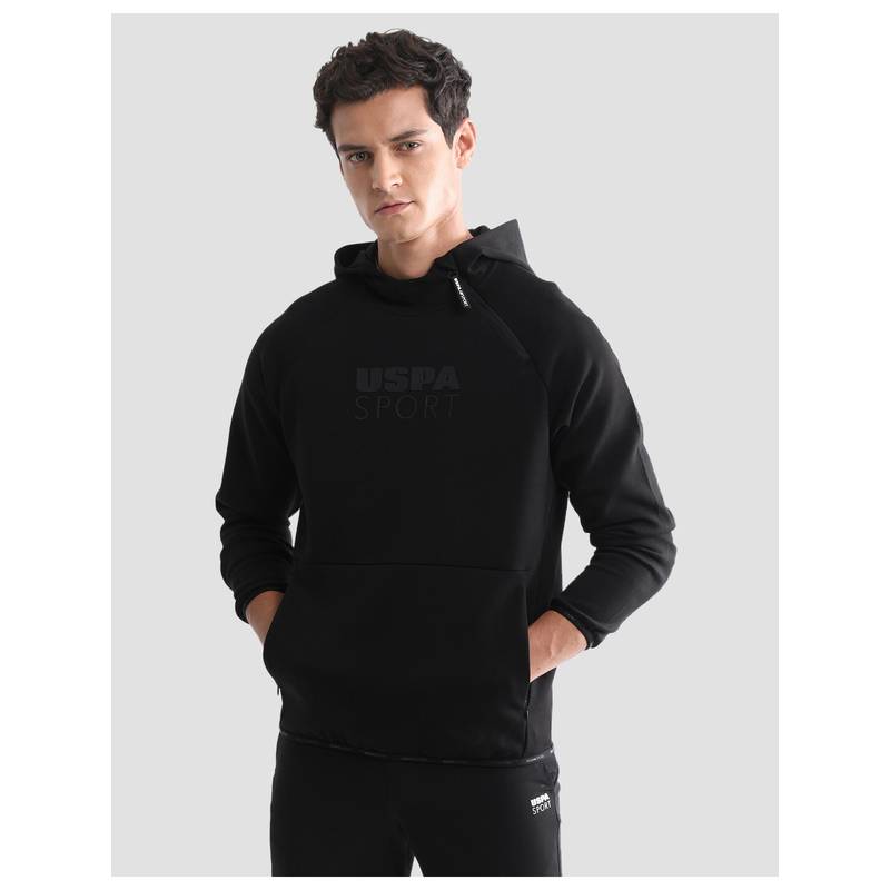 U.S. POLO ASSN. Mens Regular Fit Solid Active Hoodie (S)