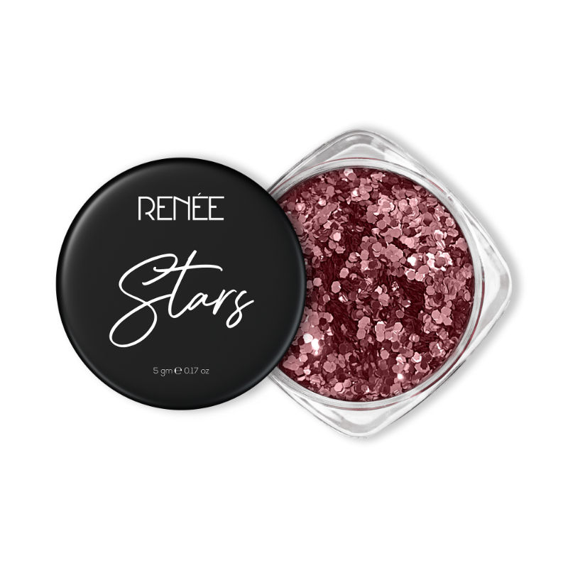 Renee Cosmetics Stars Face & Body Glitter - Rose Gold